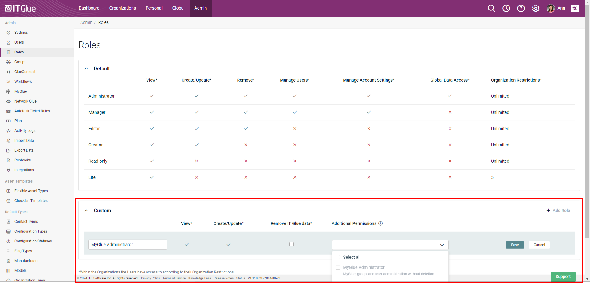 Informatica Custom Roles Documentation Custom Roles